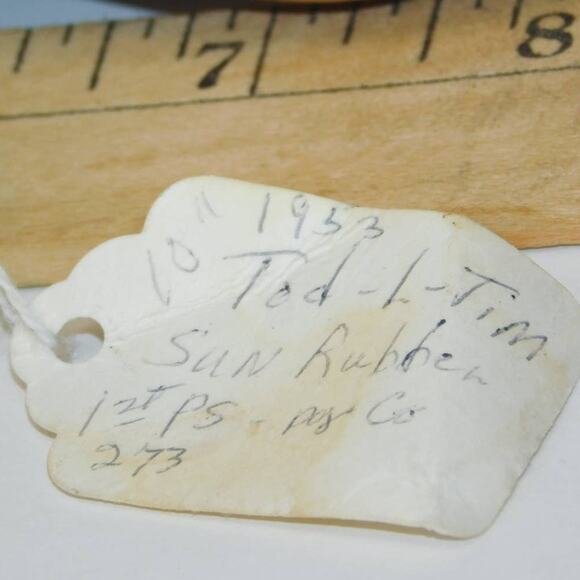 10" 1953 Vintage Tod-L-Tim By Sun Rubber Company - Picture 10 of 12